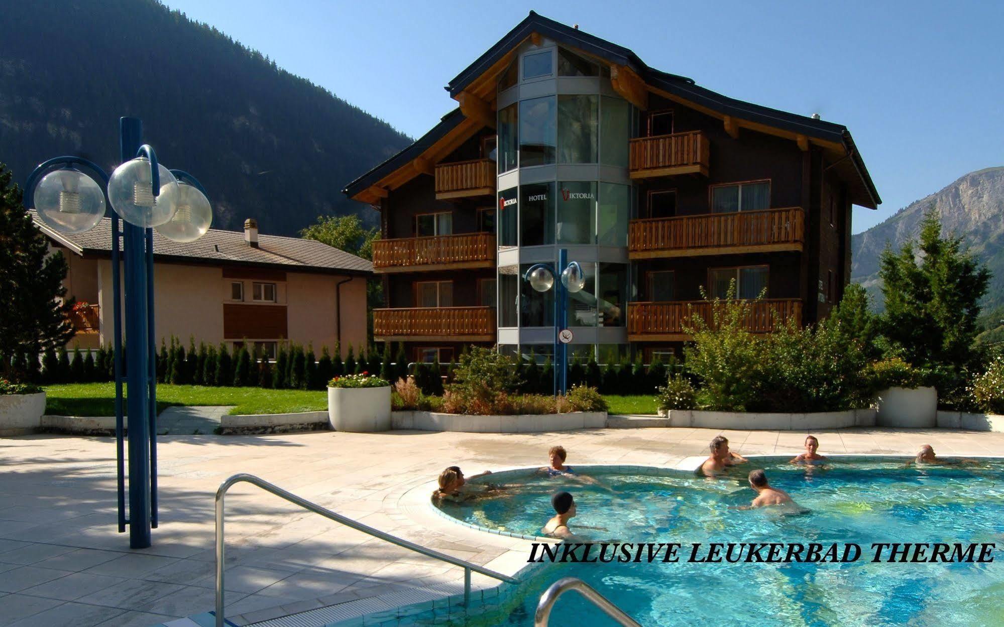 Hotel Viktoria-Leukerbad-Therme Luaran gambar
