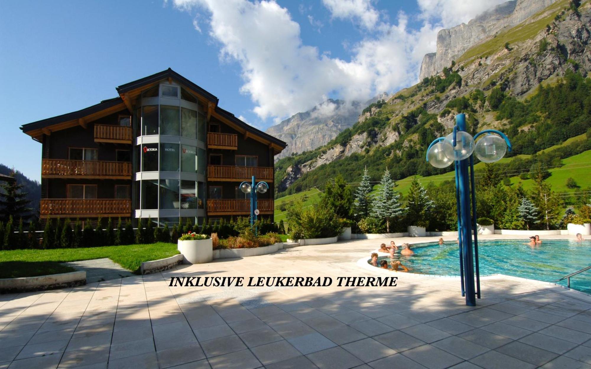 Hotel Viktoria-Leukerbad-Therme Luaran gambar