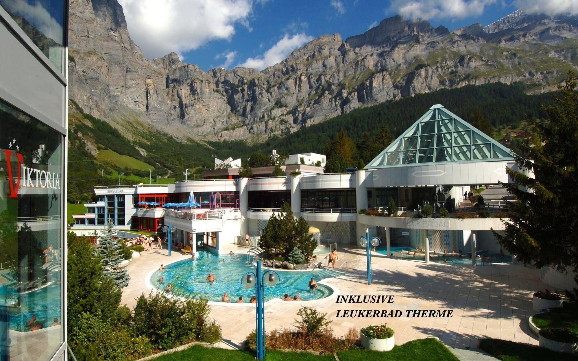Hotel Viktoria-Leukerbad-Therme Luaran gambar